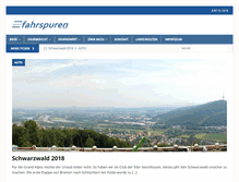 Tablet Screenshot of fahrspuren.com